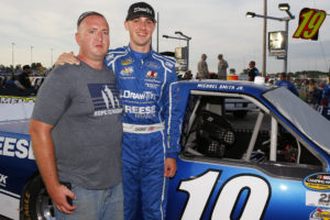 NASCAR Camping World Truck Series DrivinÕ For Linemen 200 Gateway Motorsports Park, Madison, IL USA Saturday 17 June 2017 Austin Cindric, Draw-Tite Ford F150 and guest World Copyright: Russell LaBounty NKP